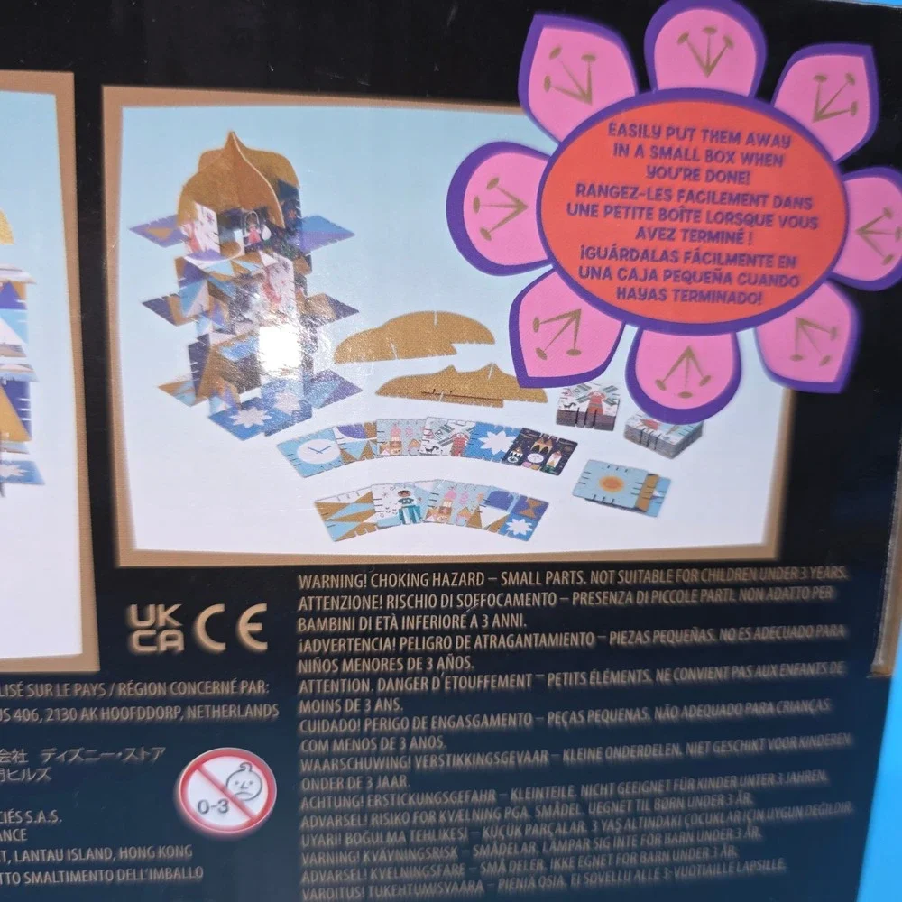 Disney It's a Small World‎ Game Card Set Building Structure Toy Ages 6+